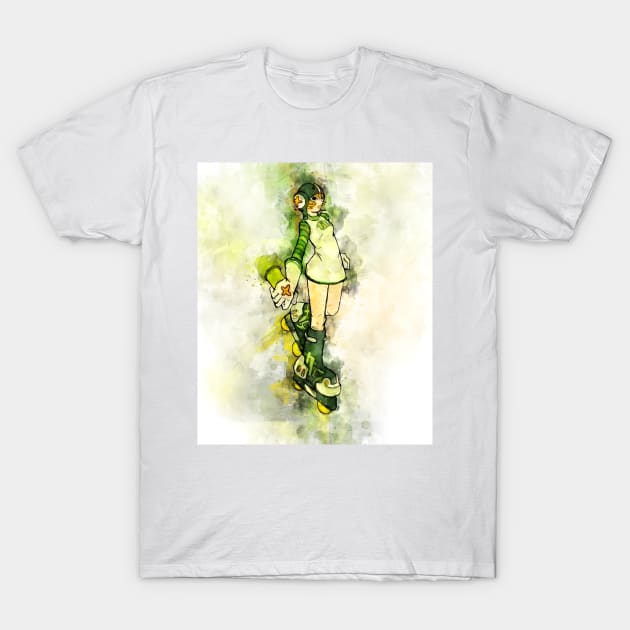 Jet Set Radio - Gum *watercolor* T-Shirt by Stylizing4You